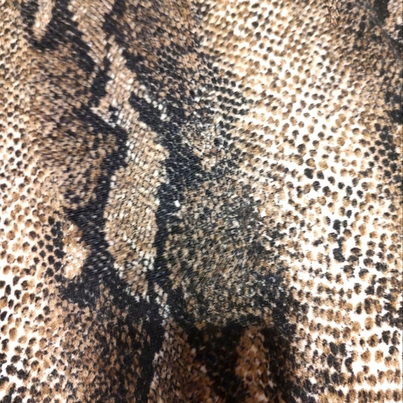 🤎 Sexy PinUp 2-Piece Snake Print Crop top & Midi Skirt - S - Picture 8 of 14